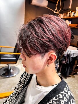 アンドワークス(&works) 【カミジマスタイル】センターパート×シャドールーツ