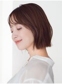 似合わせカット　レイヤーボブ　外ハネ　メルティカラー　前髪