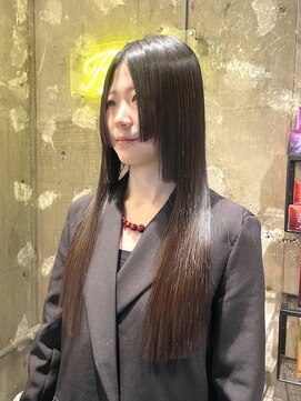 ゼストカロン(ZEST Kalon) 『ストレートスタイル』姫カット×縮毛矯正【椋井アノ】