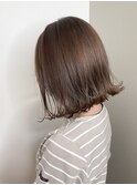 透明感♪髪質改善カラー小顔艶感ミディグレージュハイライト