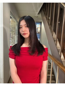 ディーボーイ 下通本店(D-BOY) 黒髪レイヤーカット