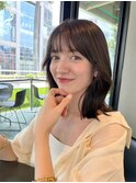 髪質改善＊マロンベージュボブルフ＊美髪【Zina高槻】