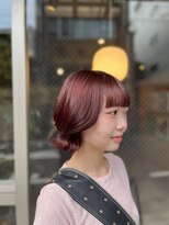 リエコー(RE'ECHO)&nbsp;ピンクカラー/くびれボブ/外ハネボブ