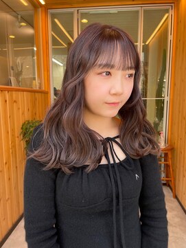 オアシス(oasis) 【oasisマミ】20代30代大人可愛い暗髪ラベンダーグレージュ