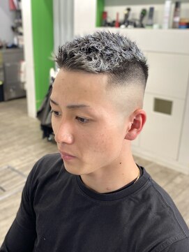 バングー(VANGOO) ホワイトメッシュハイフェード