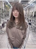 [ fev_iroha ] olive beige × layer cut