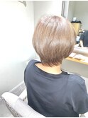 40代50代60代◎脱白髪染め ショートボブ