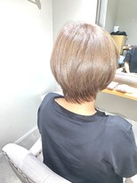 ぷう&nbsp;40代50代60代◎脱白髪染め ショートボブ