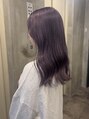 ジーナ 京都河原町(Zina)&nbsp;ラベンダーカラーで柔らかい印象になります^ ^