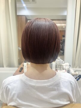 フラット 千葉(Flat.) ミニボブ × ナチュラルピンク【千葉駅】