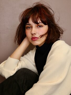 アンドレイ 表参道(andrey) 着物ヘア/大人ガーリー/ダークアッシュ/似合わせカット/表参道