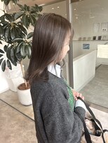 ビスポーク(BESPOKE)&nbsp;ブリーチなしオリーブベージュ艶感カラー