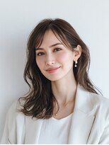 e.m.a プレミアムビューティーサロン 栄駅店(e.m.a PREMIUM BEAUTY SALON) レイヤーカット/イメチェン/外ハネボブ/美髪/ワイドバング/髪型