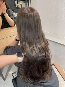 シェノン 表参道(CHAINON) 表参道/着物ヘア/ダークアッシュ/ミディアムレイヤーカット/渋谷