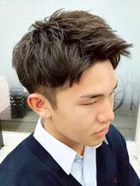 ソレイユ バイ アルフレッド(SOLEIL by alfRed)&nbsp;王道 アップバングメンズショート  似合わせカット