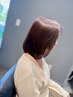 【錦糸町】カット+上質白髪染め。髪と頭皮を労わる極上の艶カラーコース