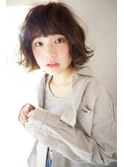 低温デジタルパーマでふんわりボブ