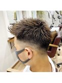 0.5ミリからのフェード刈り上げ