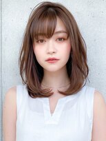 アグノス 青山(Agnos) ワンカールレイヤー くびれヘア デジタルパーマ メルティカラー