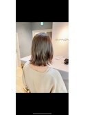 アイスグレージュ×ゆったり巻き【竹中慎治】梅田