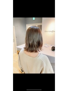 フランチェスカドット(francesca.) アイスグレージュ×ゆったり巻き【竹中慎治】梅田