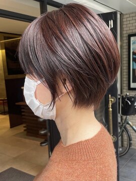 アイフィール アヴェダ 瑞江店(i feel AVEDA) 【藤田】柔らかくまとまる髪質改善×アゴラインの大人ショート