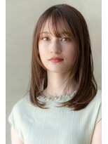 ドットハリス(.Hallis)&nbsp;大人可愛い前髪/ミディアム/ボブ/20代30代/原宿/表参道