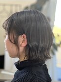 切りっぱなしボブ