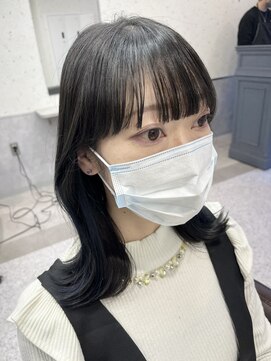 アデプト 北千住店(adept) 【adept北千住　エリスタイル】ブルーブラック×くびれミディ