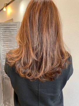 フラッグ ヘアー 天神西通り店(Flag HAIR) ハイライト ベージュカラー