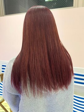 ゲーム バイ アランスミシー 横浜(GAME by Alan Smithee) ダブルカラーピンクベージュケアブリーチハイトーン髪質改善