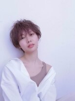 ラヴィズム 名駅店(LUVISM) ショートカット丸みショート耳掛けひし形小顔 10代20代30代