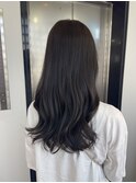 艶髪髪質改善トリートメント×オリーブグレージュ×透明感カラー