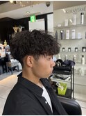 波巻きツイストスパイラルパーマ　波巻きパーマ　ツイストパーマ