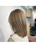 ルネ 北千住(Renee)&nbsp;ハイトーン_ミルクティーベージュ_顔まわりレイヤー