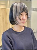 10代20代30代ダブルカラーブリーチ立体感グラデーション透明感