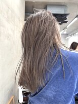 ソルトウォーター(SALT WATER) レイヤーカット/シアベージュ/韓国ヘアー/ブリーチ/恵比寿/