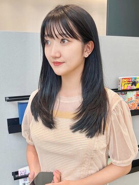 ケーツー あべのキューズモ-ル店(K-two) 顔周りカット*ナチュラルレイヤーカット*透明感暗髪カラー