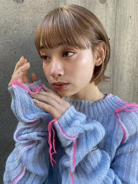 ヴェルダ 池袋店(verda) ベージュカラー×ボブ