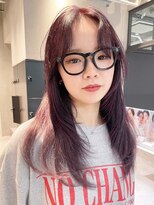 アイティーバイアルバム 下北沢店(IT by ALBUM)&nbsp;ベビーピンクグレージュカラー美髪レイヤーロング_ba490581