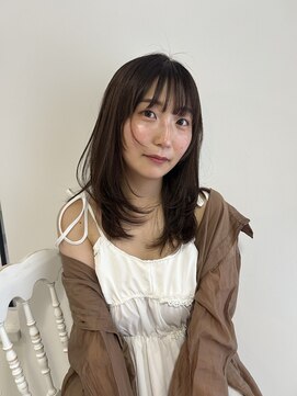 エミュ 中央駅店(eMu) オリーブブラウン、ミディアムレイヤー