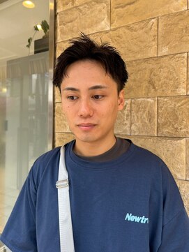 アース 高円寺店(HAIR & MAKE EARTH) 短髪アップバングスタイル☆ {@02st96｝