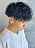 ツイストスパイラルパーマメンズパーマ群馬県高崎市パーマ眉毛
