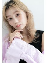 マカロン 郡山本店(MACARON) #57/前髪/アンブレラカラー/こなれミディ/イメチェン/ウェーブ