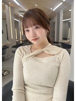 ボタン テンジン(VOTAN tenjin)&nbsp;【votan_はまひ】前髪カット/顔まわりカット/ベージュカラー