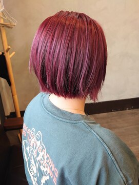 ヘアケアゲート(hair care Gate) ボブ×ちょっとレイヤー×ボルドー