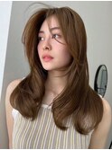 イメチェン/フェミニンロング/似合わせカット/美髪/ワイドバング