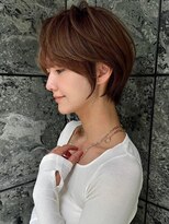 ゴカン バイ ジル ブラン 名古屋(Gokan by JIL BLAN) ハイライトバレイヤージュダブルカラーショートカット30代40代