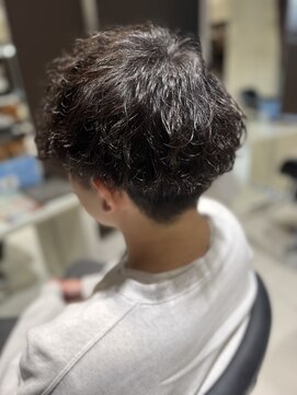 アヴァンスクロス あべのルシアス店(AVANCE. CROSS) 刈り上げマッシュ×波巻きパーマ