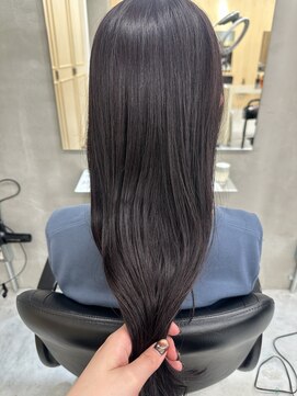 スミス 上野(smith) 姫カットレイヤーミディアム外ハネラベンダー